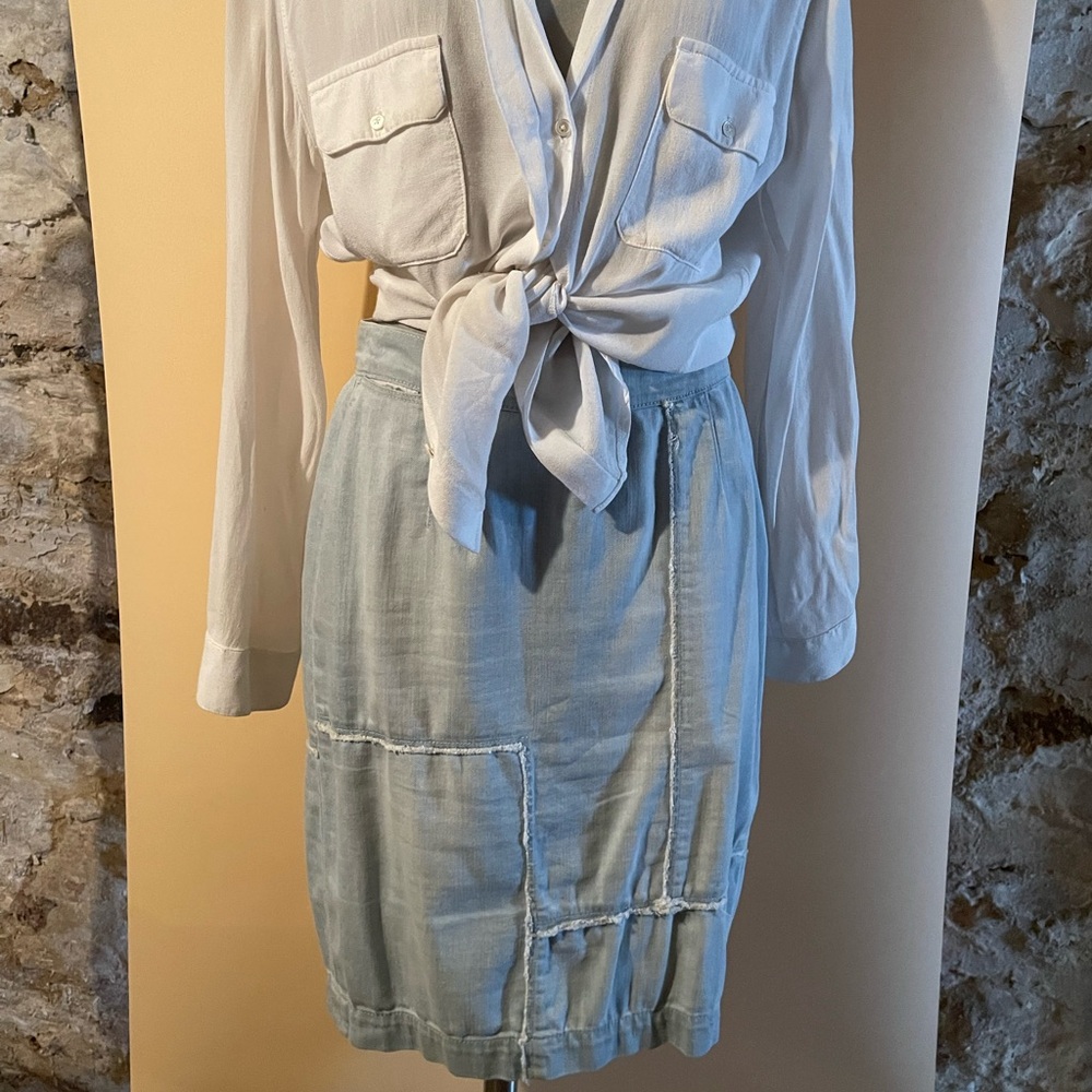 Frame Denim Skirt